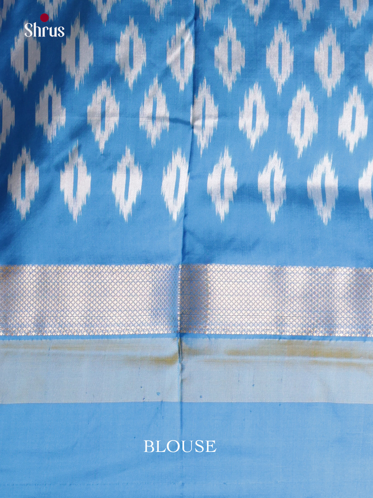 DIS16146 - Ikkat Silk Saree - Shop on Shrus.com