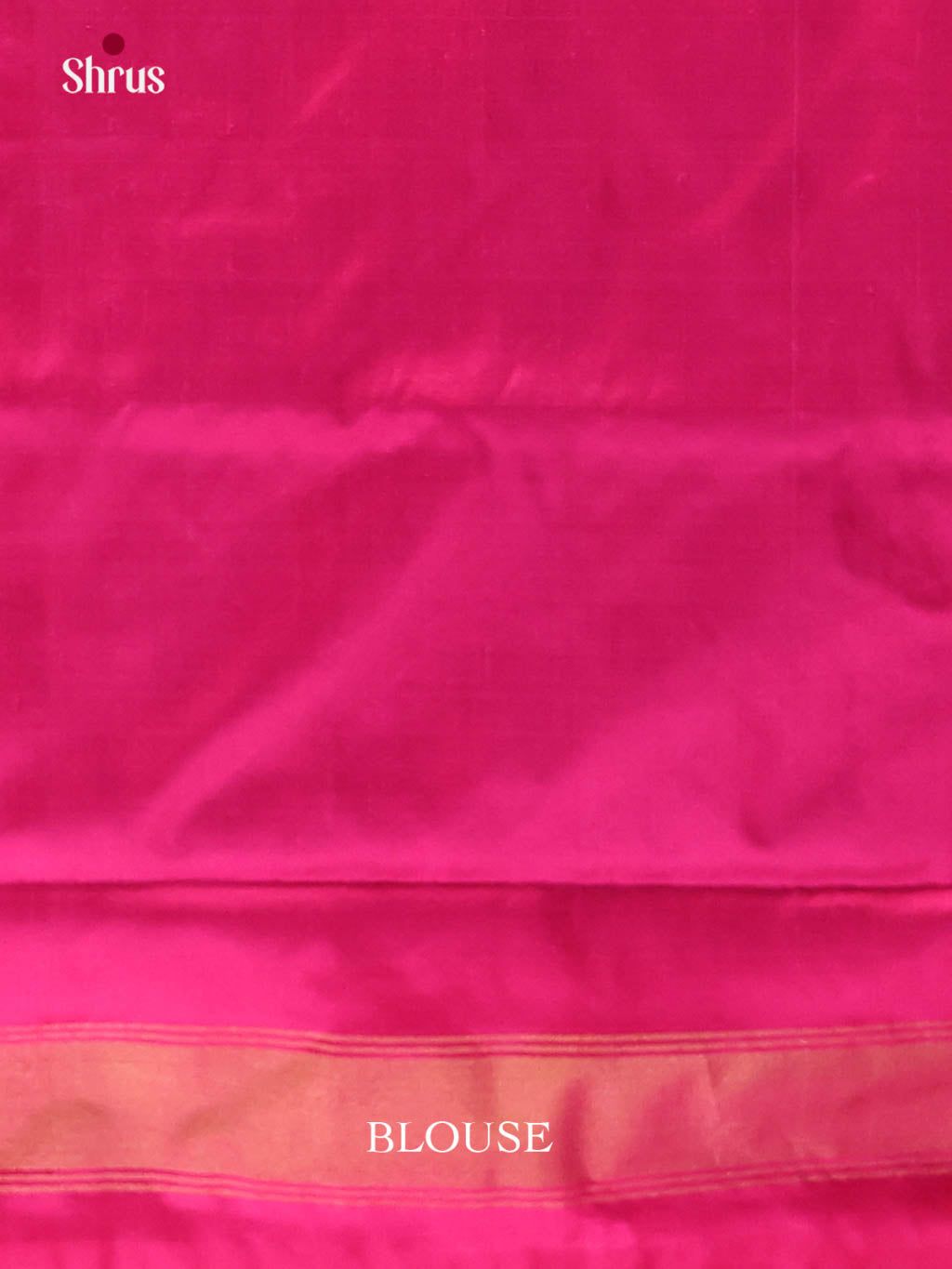 Blue & Pink - Ikkat Silk Saree