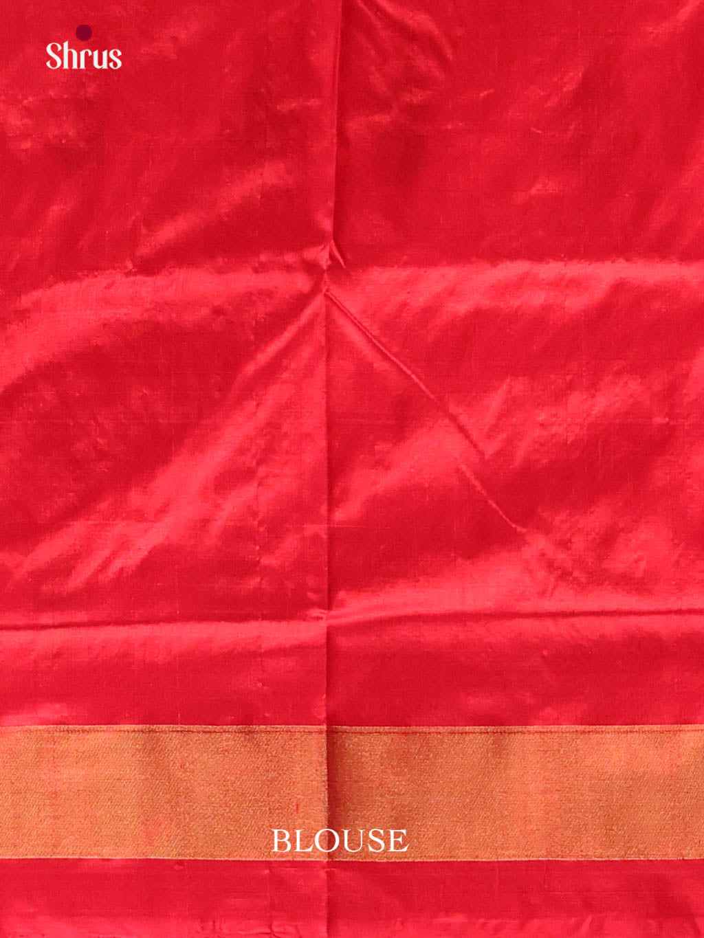 Cream & Red - Ikkat Silk Saree