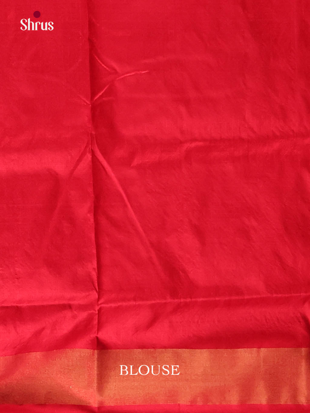 Cream & Red - Ikkat Silk Saree
