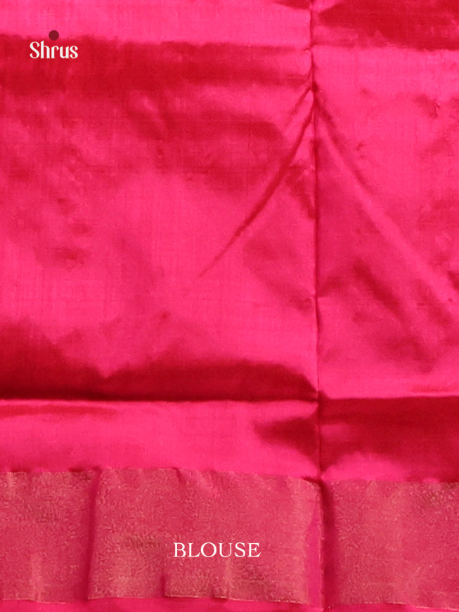 DIS16187 - Ikkat Silk Saree