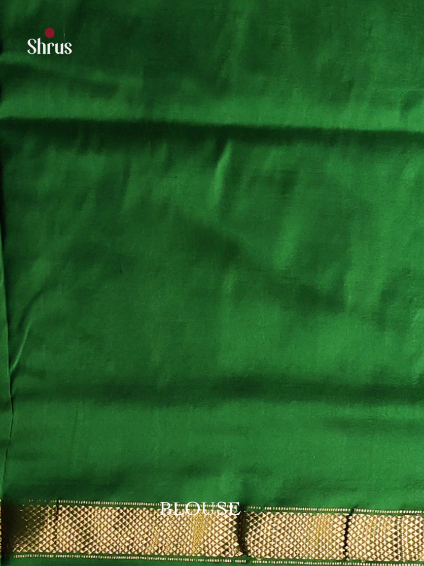 DIS16213 - Ikkat Silk Saree - Shop on Shrus.com