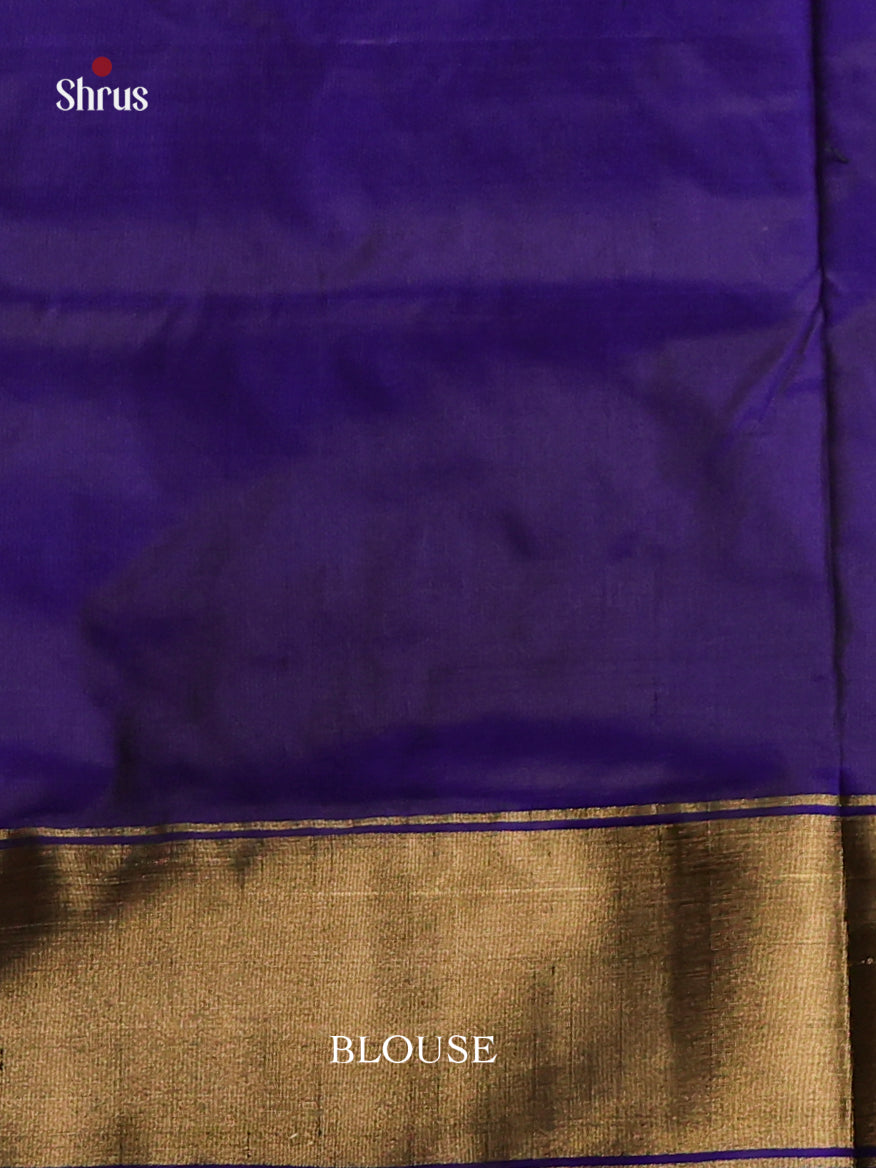 DIS16245 - Ikkat Silk Saree
