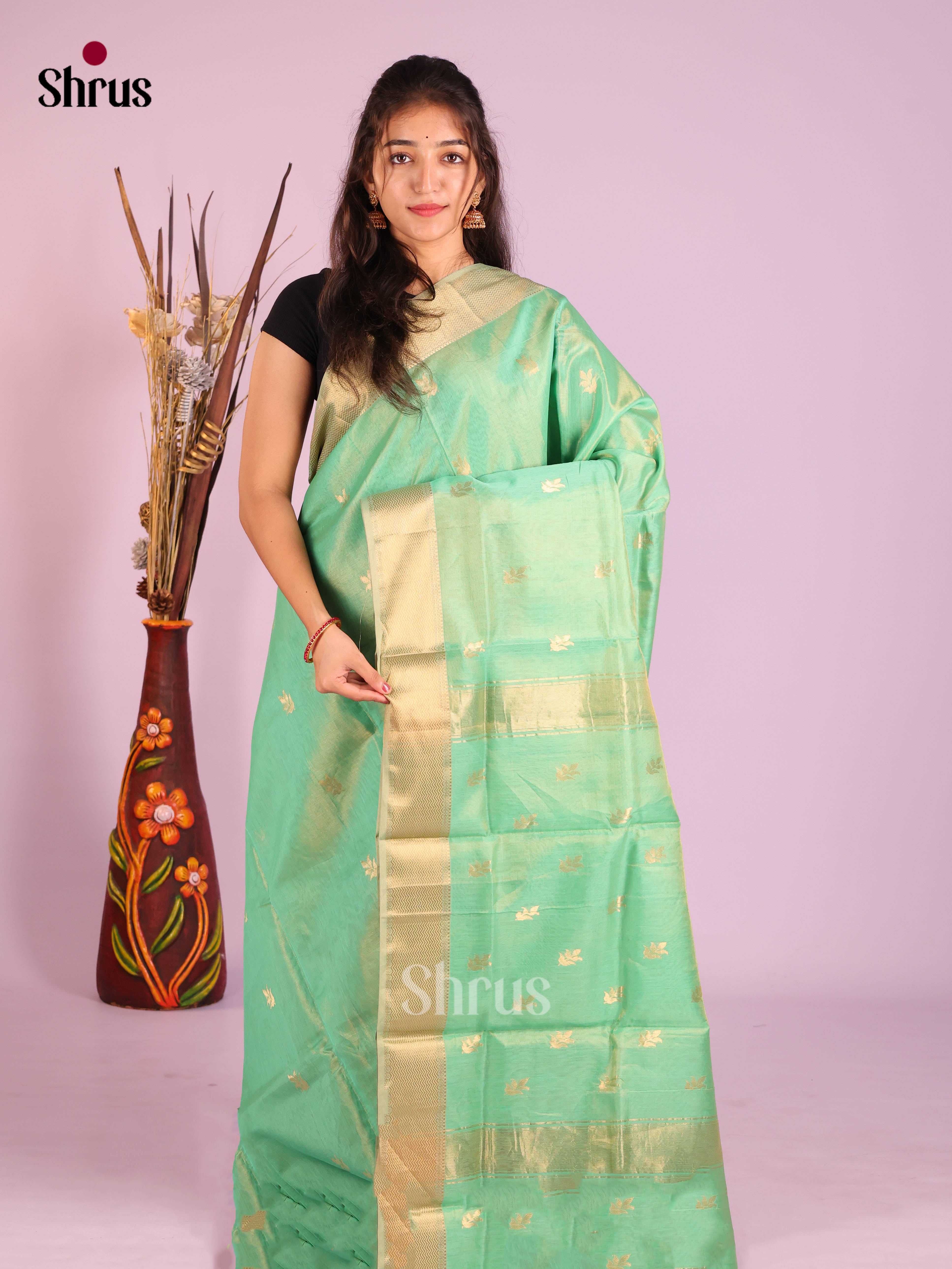 DIS16431 - Maheshwari silkcotton Saree - Shop on Shrus.com