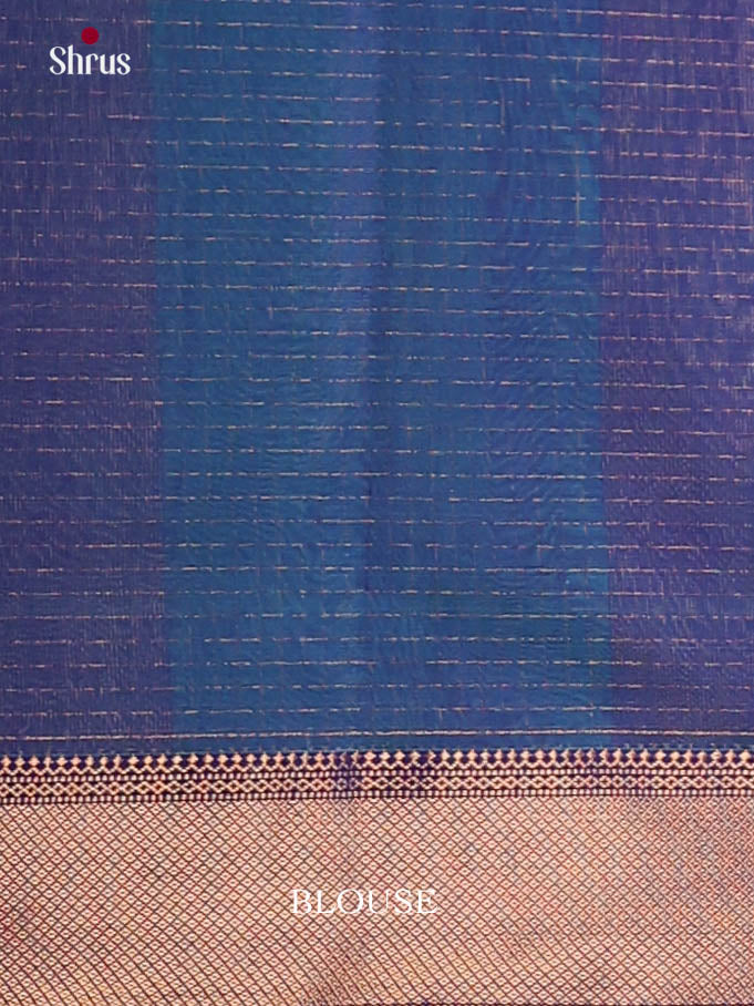 Teal Green & Blue- Maheshwari silkcotton Saree