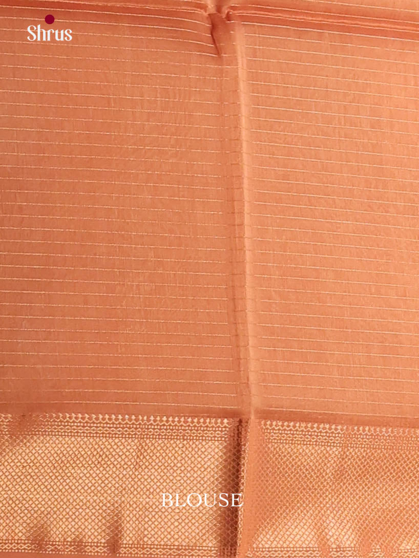 Brown(Single Tone)- Maheshwari silkcotton Saree