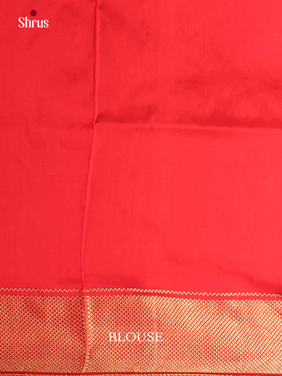 Red(single Tone)- Ikkat Silk Saree