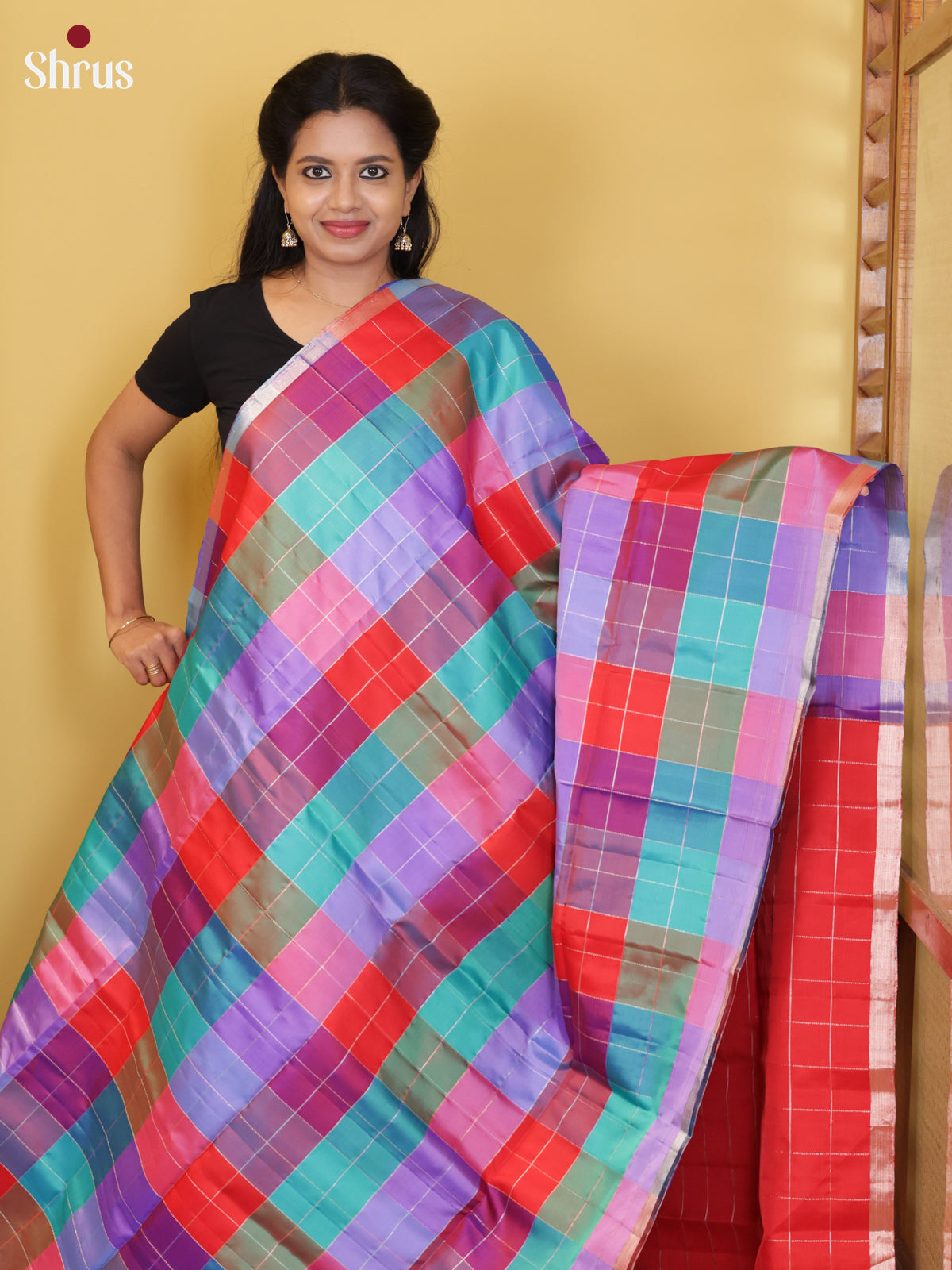 DIS16668 - Soft Silk (HR) Saree - Shop on Shrus.com