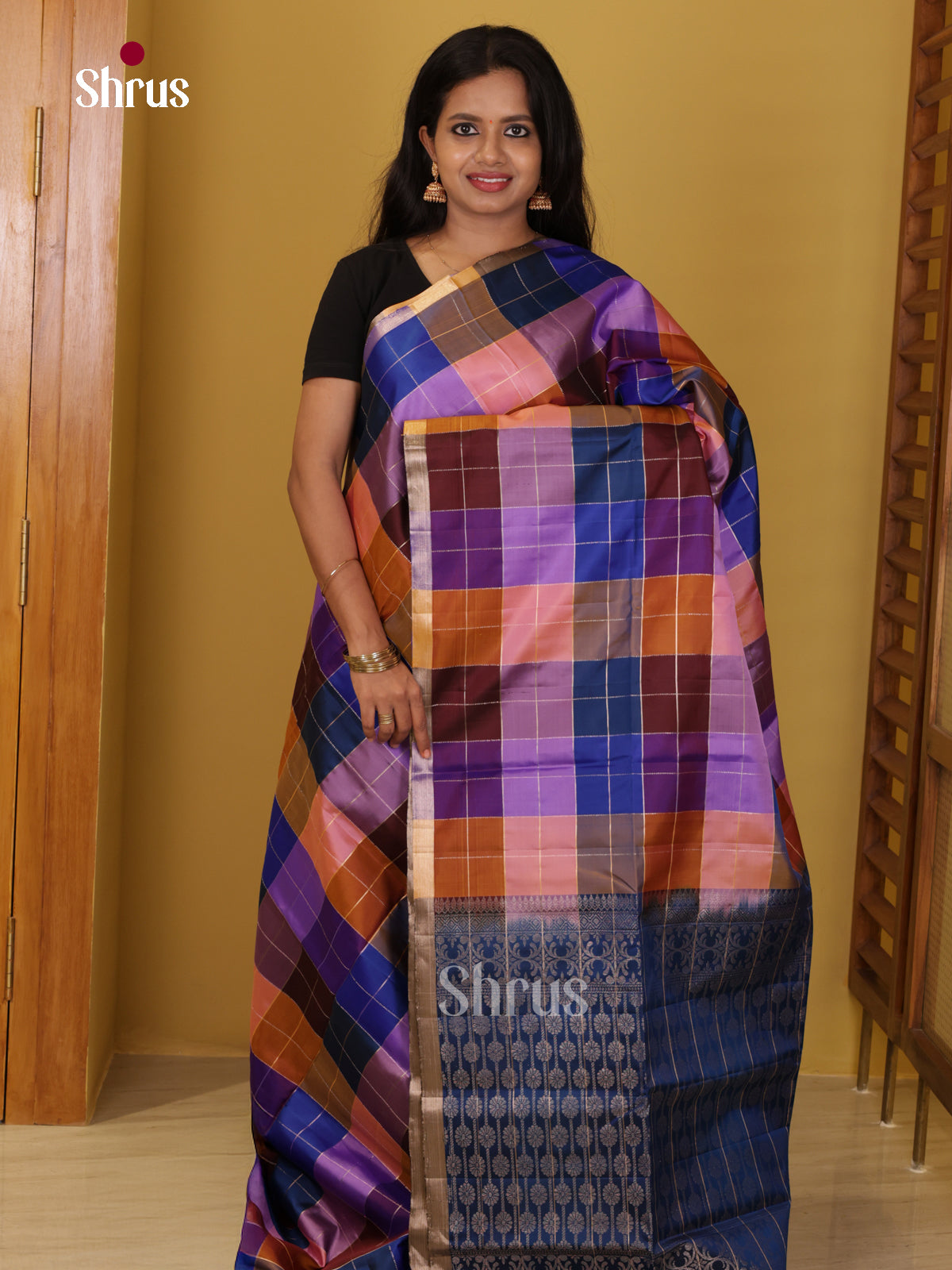 DIS16669 - Soft Silk (HR) Saree - Shop on Shrus.com