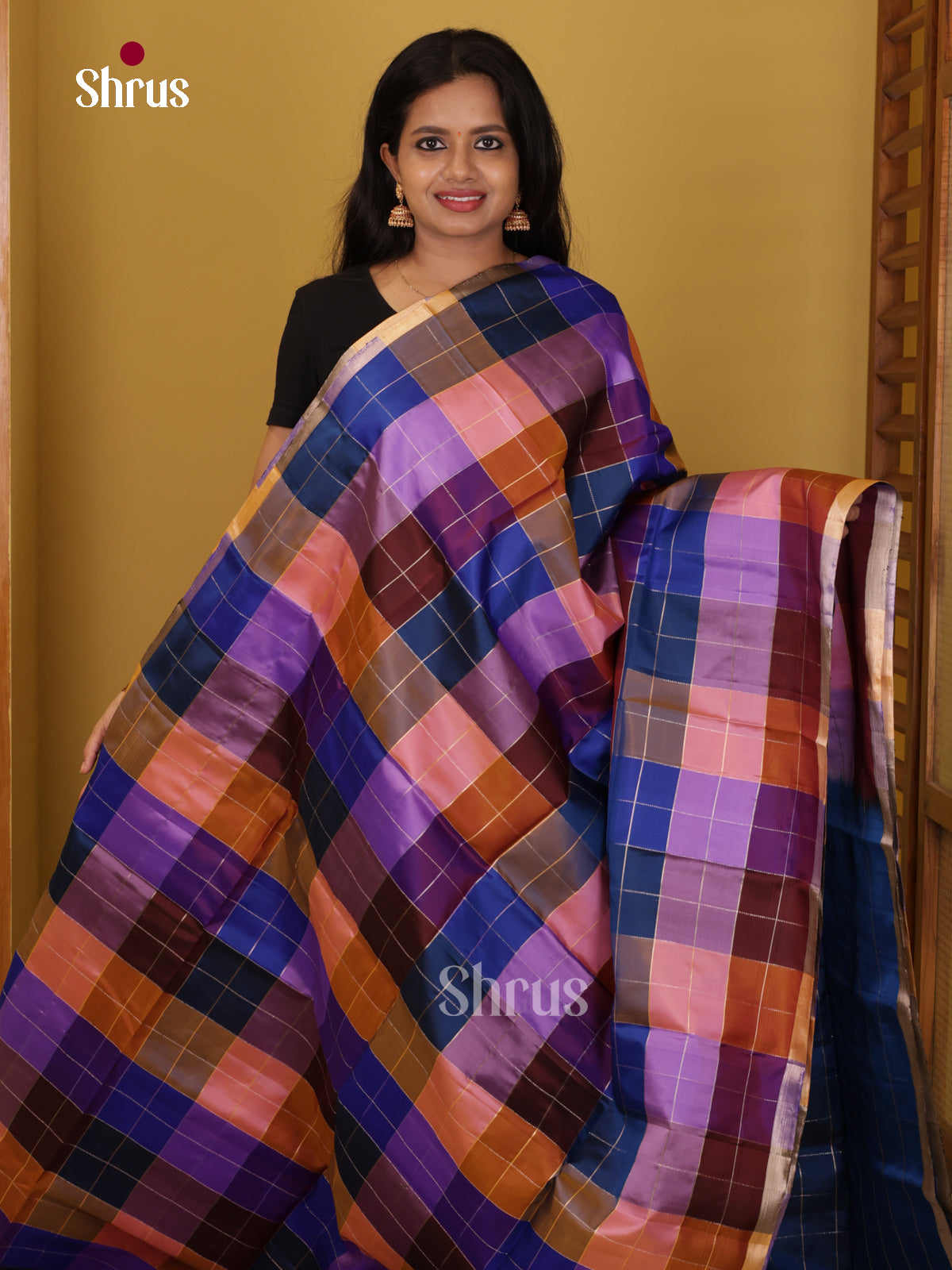 DIS16669 - Soft Silk (HR) Saree - Shop on Shrus.com