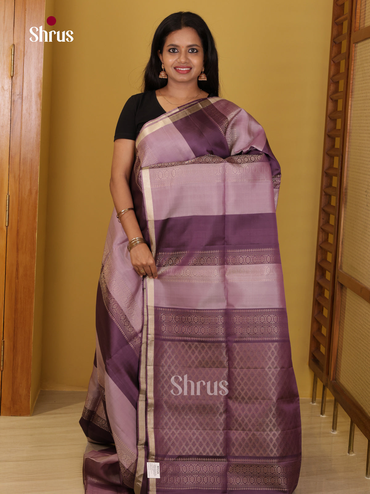 DIS16687 - Soft Silk (HR) Saree - Shop on Shrus.com