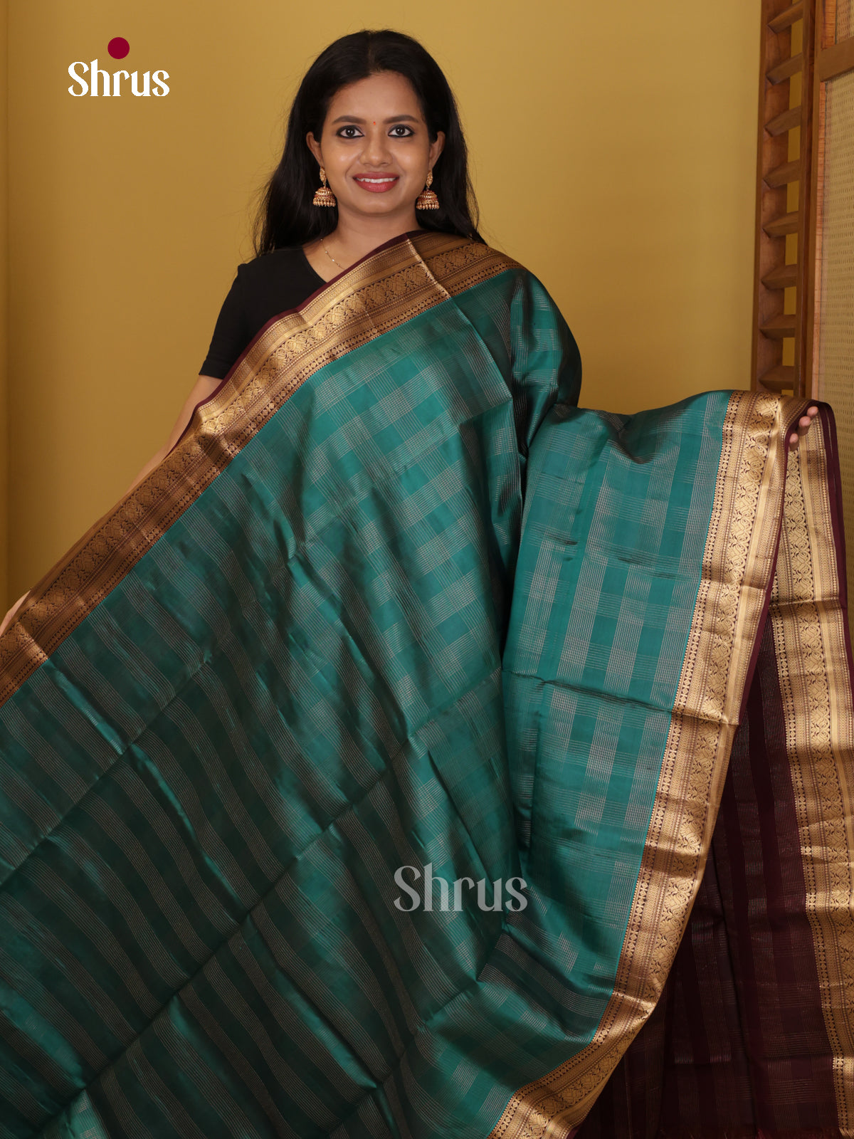 DIS16698 - Soft Silk (HR) Saree - Shop on Shrus.com