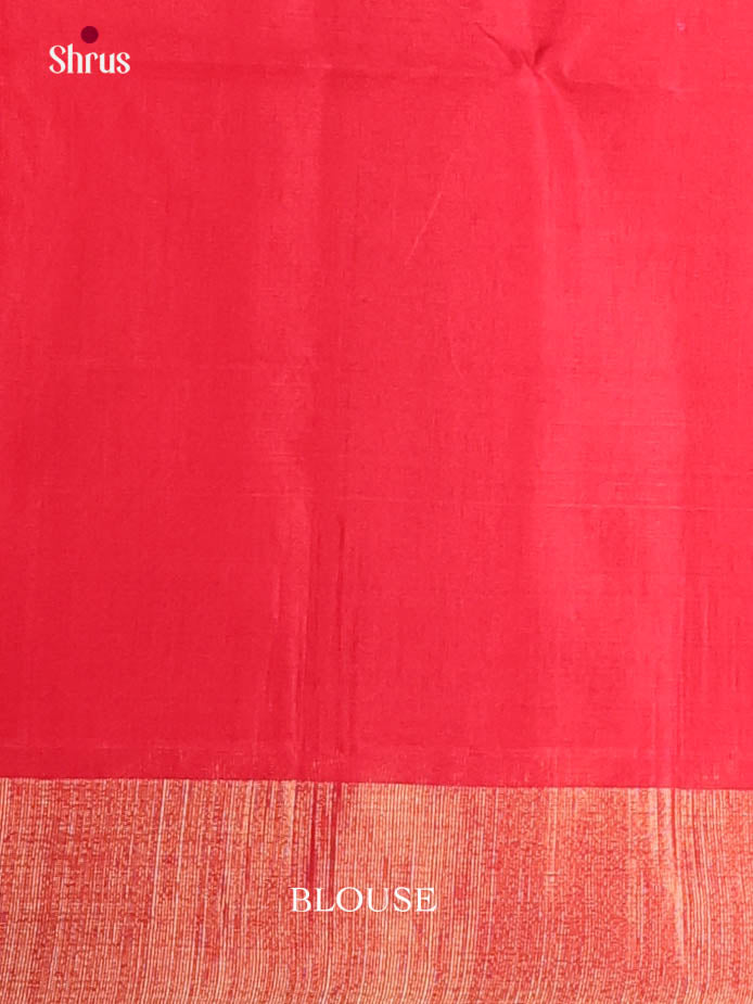 Violet & Red- Pochampally sico Saree