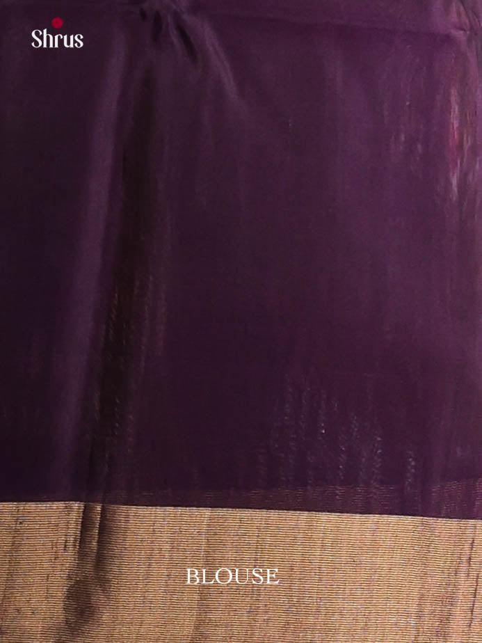 Mehandi Green & Violet - Pochampally sico Saree - Shop on Shrus.com