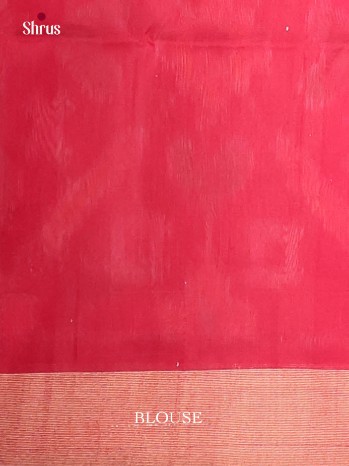 Green & Red - Pochampally sico Saree - Shop on Shrus.com