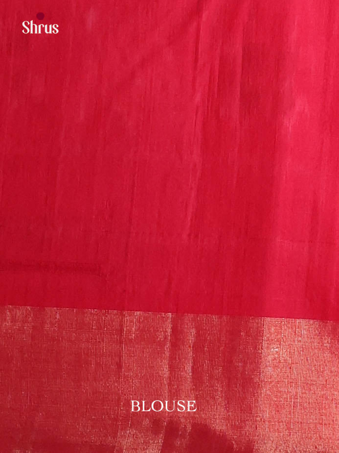 Black & Red - Pochampally sico Saree