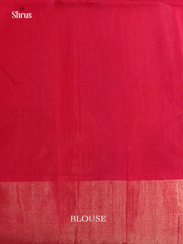 Blue & Red - Pochampally sico Saree