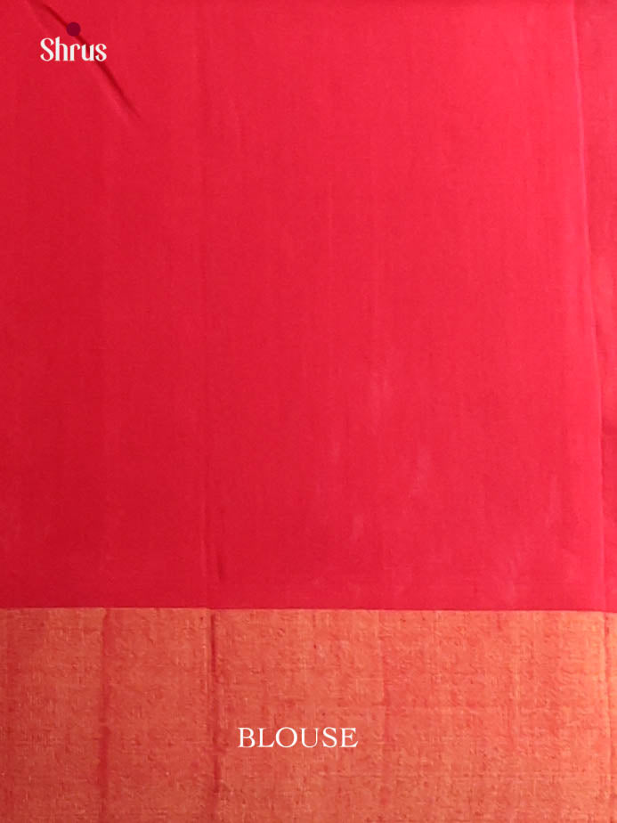 Peacock Green & Red- Pochampally sico Saree