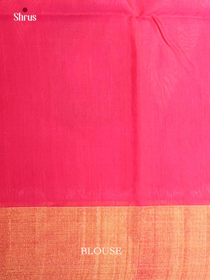 Black & Pink - Pochampally sico Saree