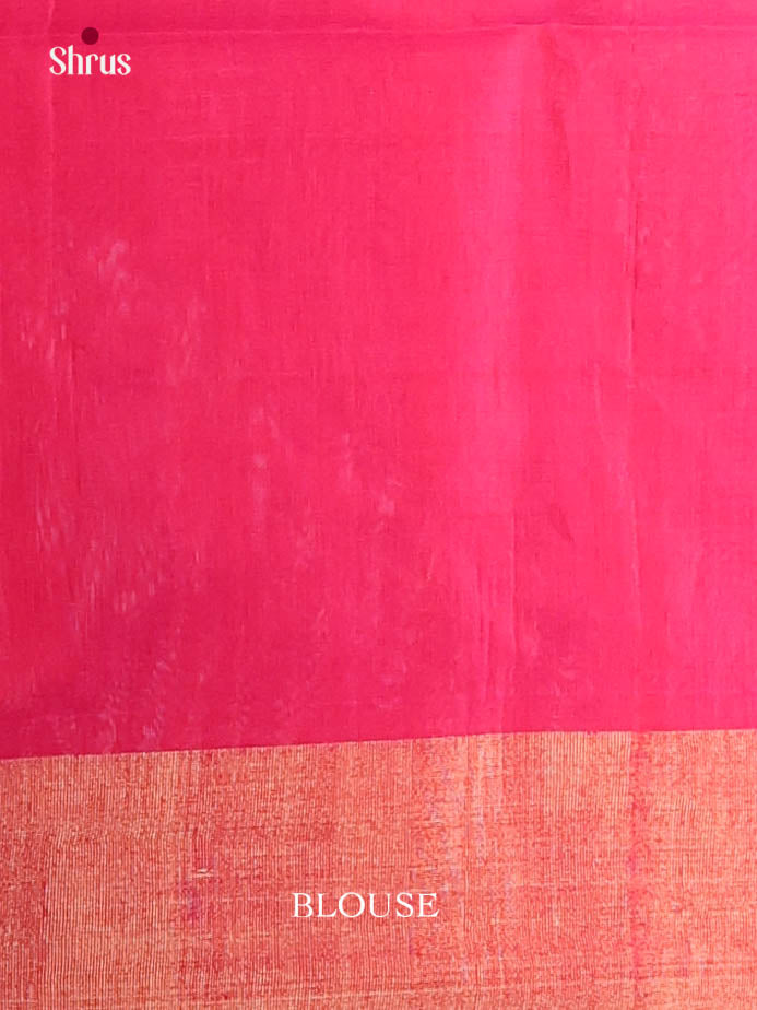 Blue & Pink - Pochampally sico Saree