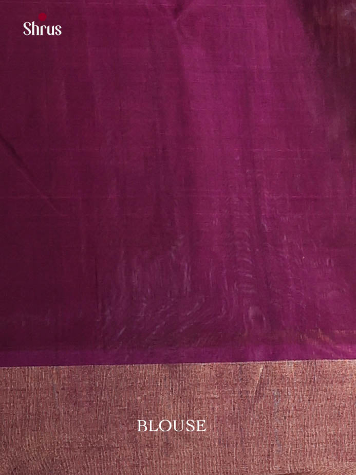 Grey & Purple - Pochampally sico Saree - Shop on Shrus.com
