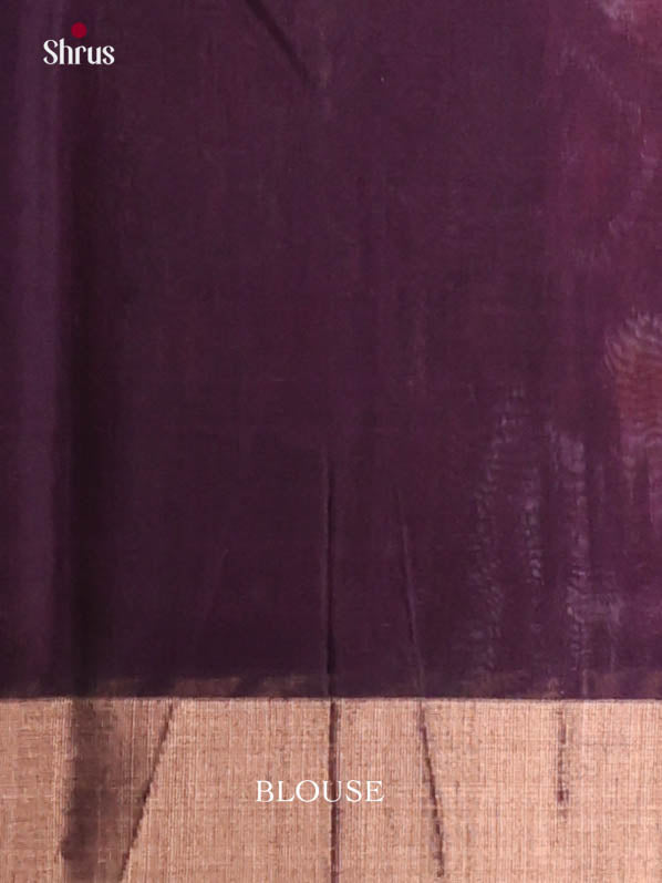 Maroon & Violet - Pochampally sico Saree - Shop on Shrus.com