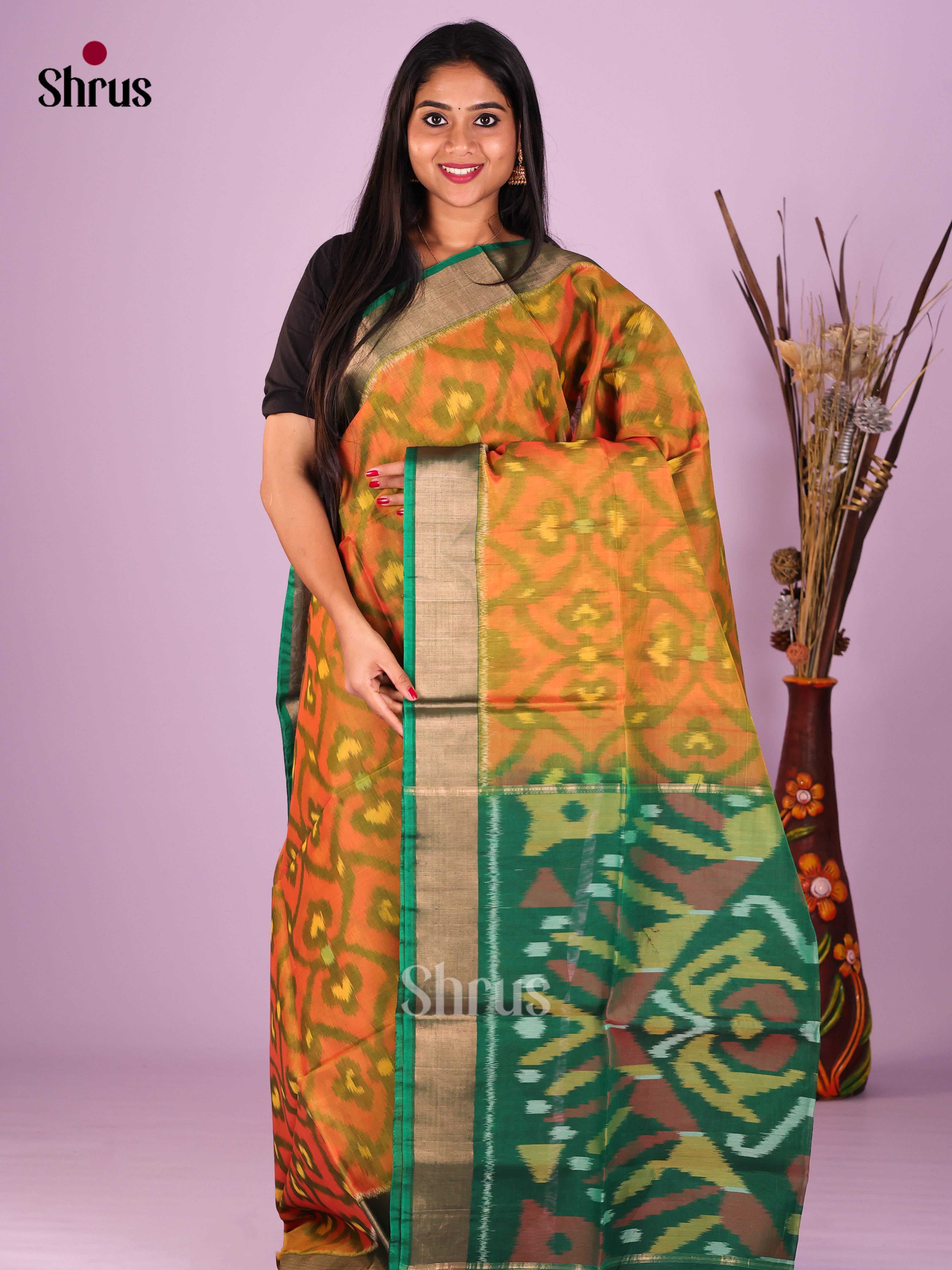 DIS16805 - Pochampally sico Saree - Shop on Shrus.com