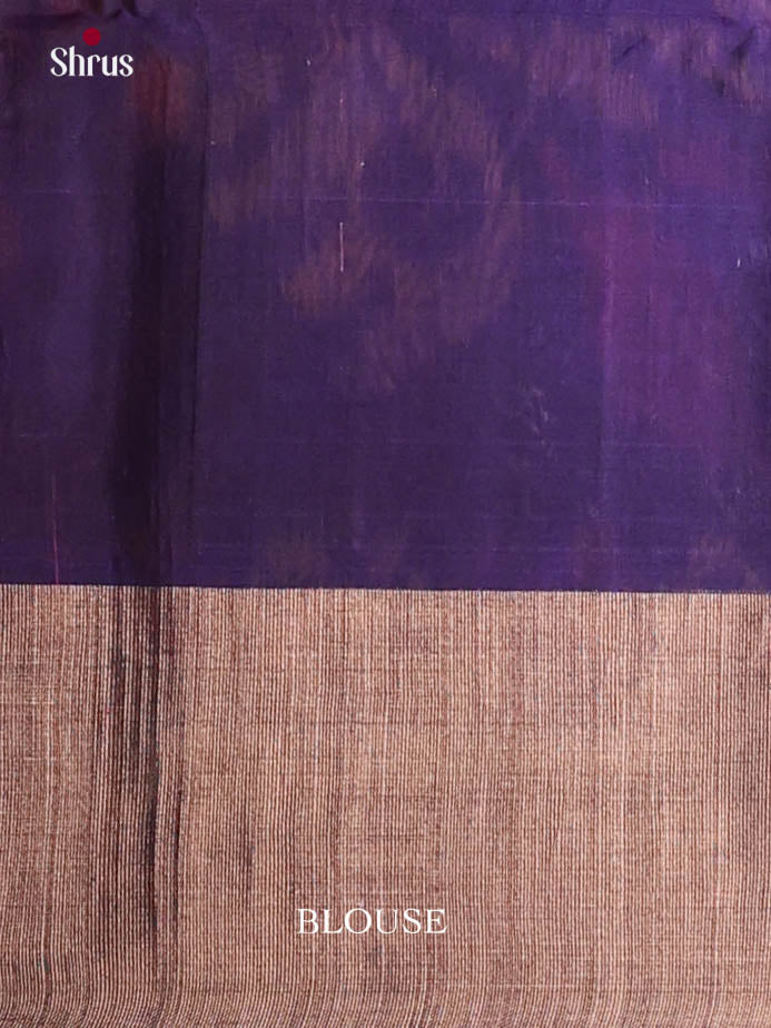 Pink & Blue - Pochampally sico Saree