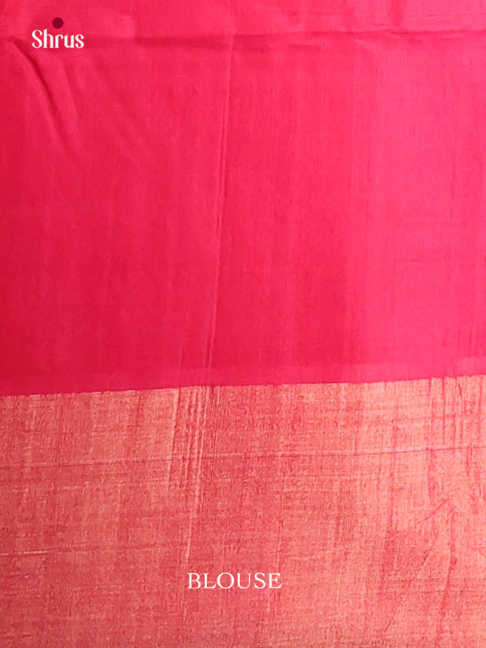 Blue & Pink - Pochampally sico Saree