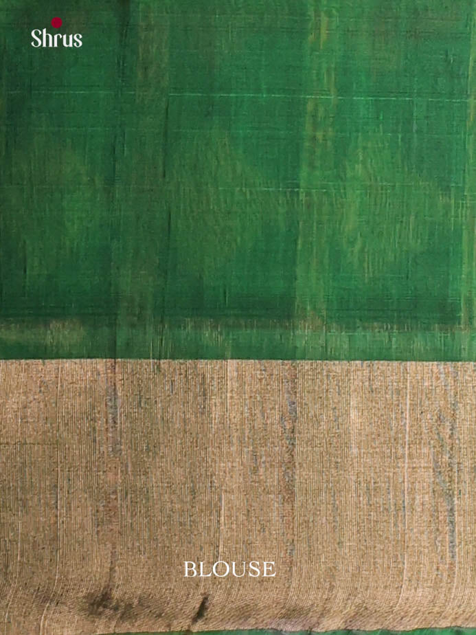 Violet & Green - Pochampally sico Saree
