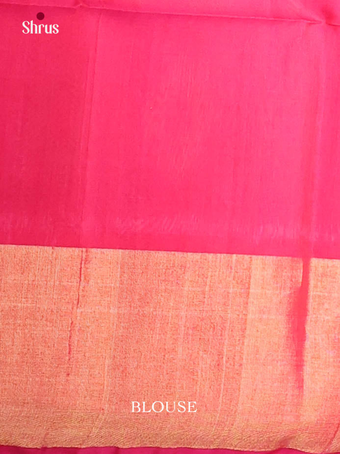 Blue & Pink- Pochampally sico Saree