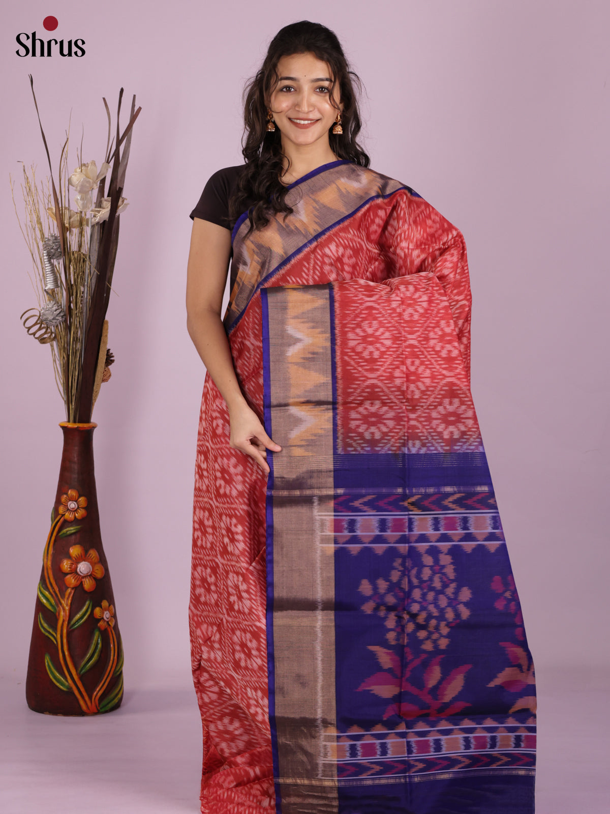 DIS16839 - Pochampally sico Saree - Shop on Shrus.com