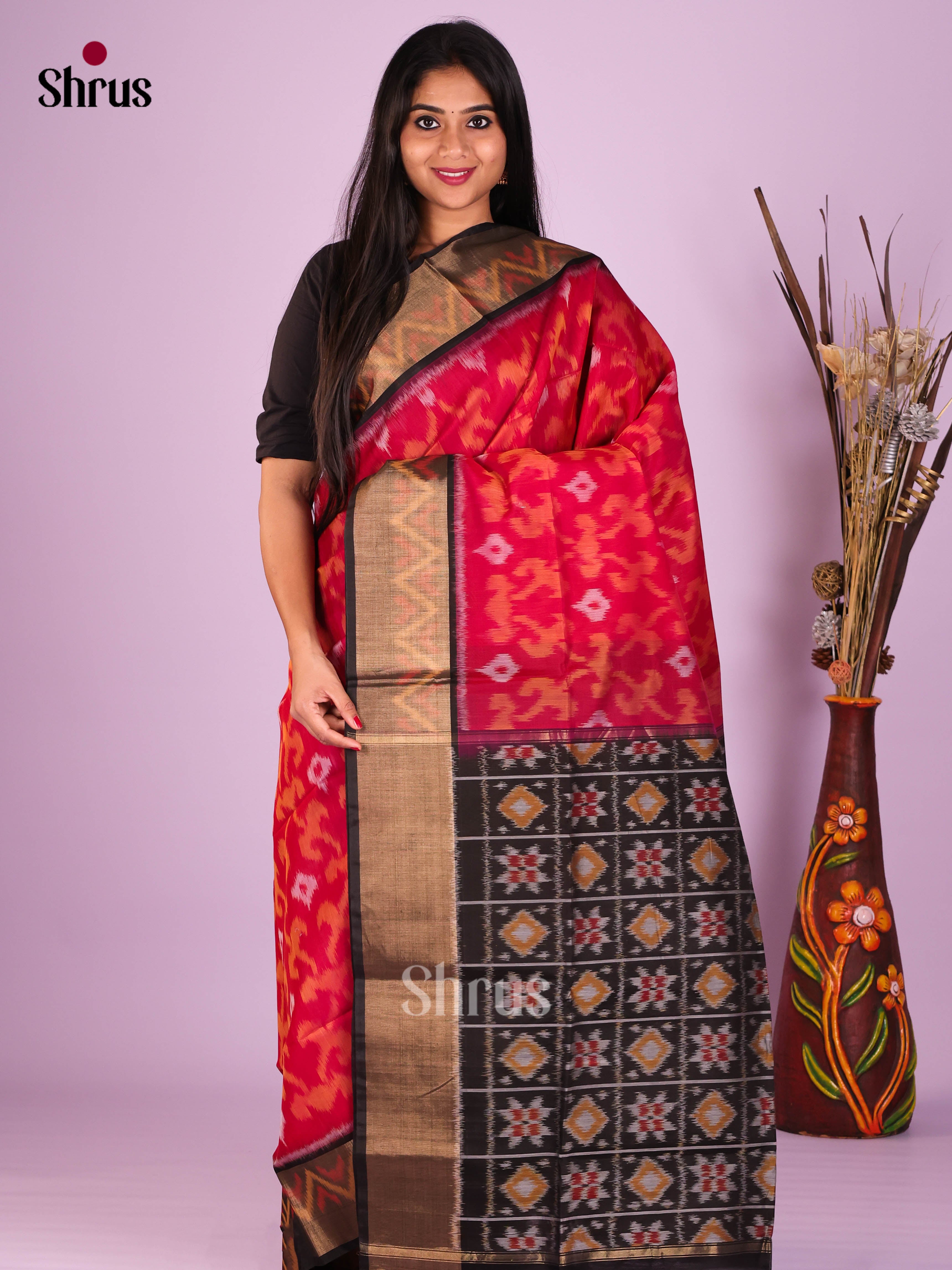 DIS16858 - Pochampally sico Saree - Shop on Shrus.com