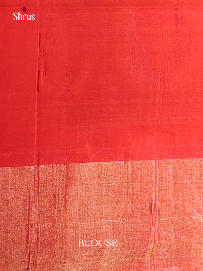 Green & Red - Pochampally sico Saree