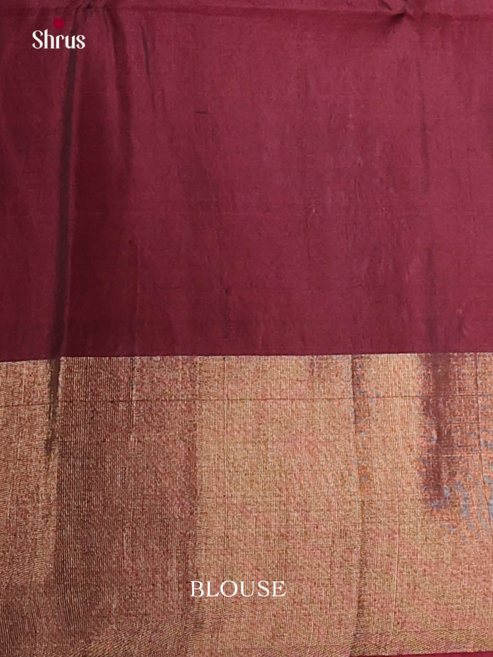 Green & Maroon- Pochampally sico Saree