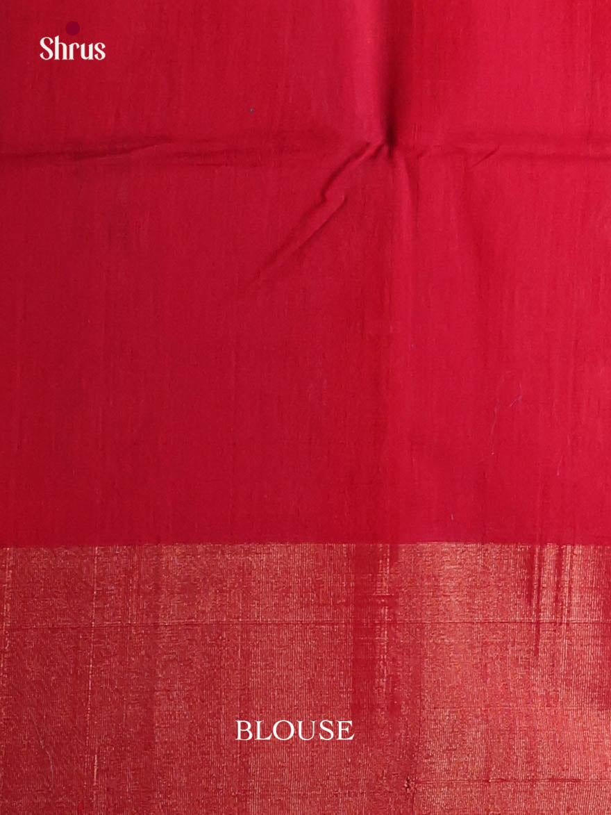 Dark Green & Red - Pochampally sico Saree - Shop on Shrus.com