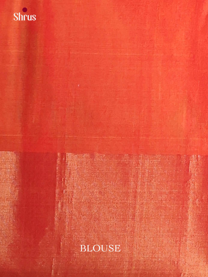 Pink & Orange - Pochampally sico Saree - Shop on Shrus.com