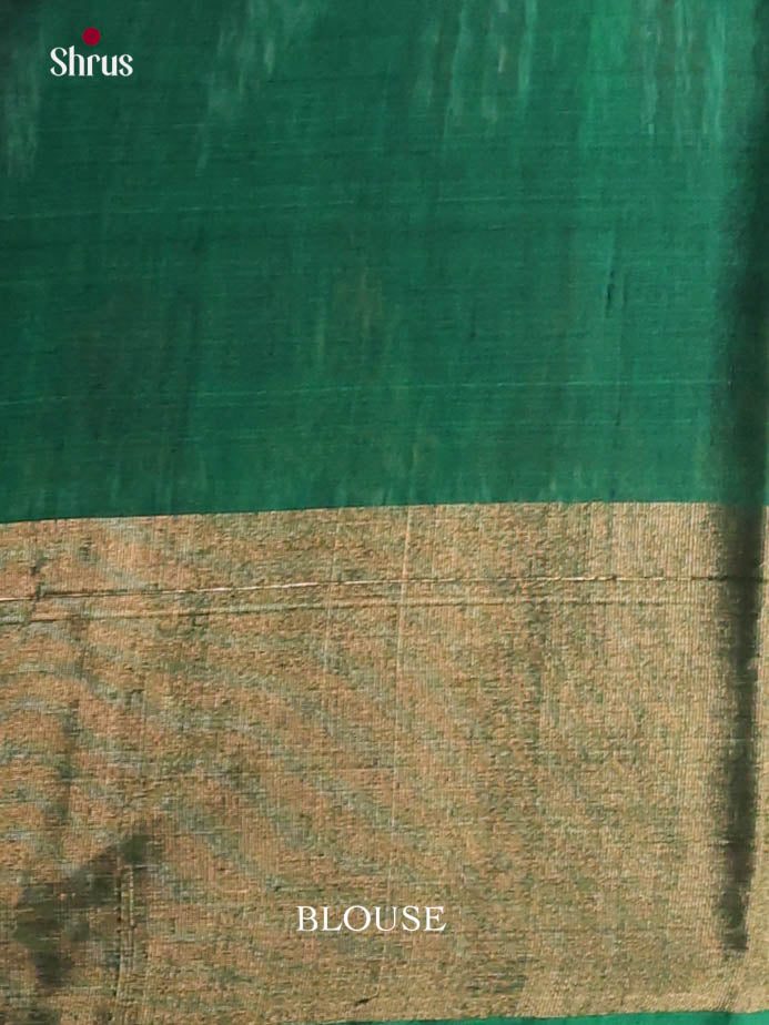 Maroon & Green - Pochampally sico Saree