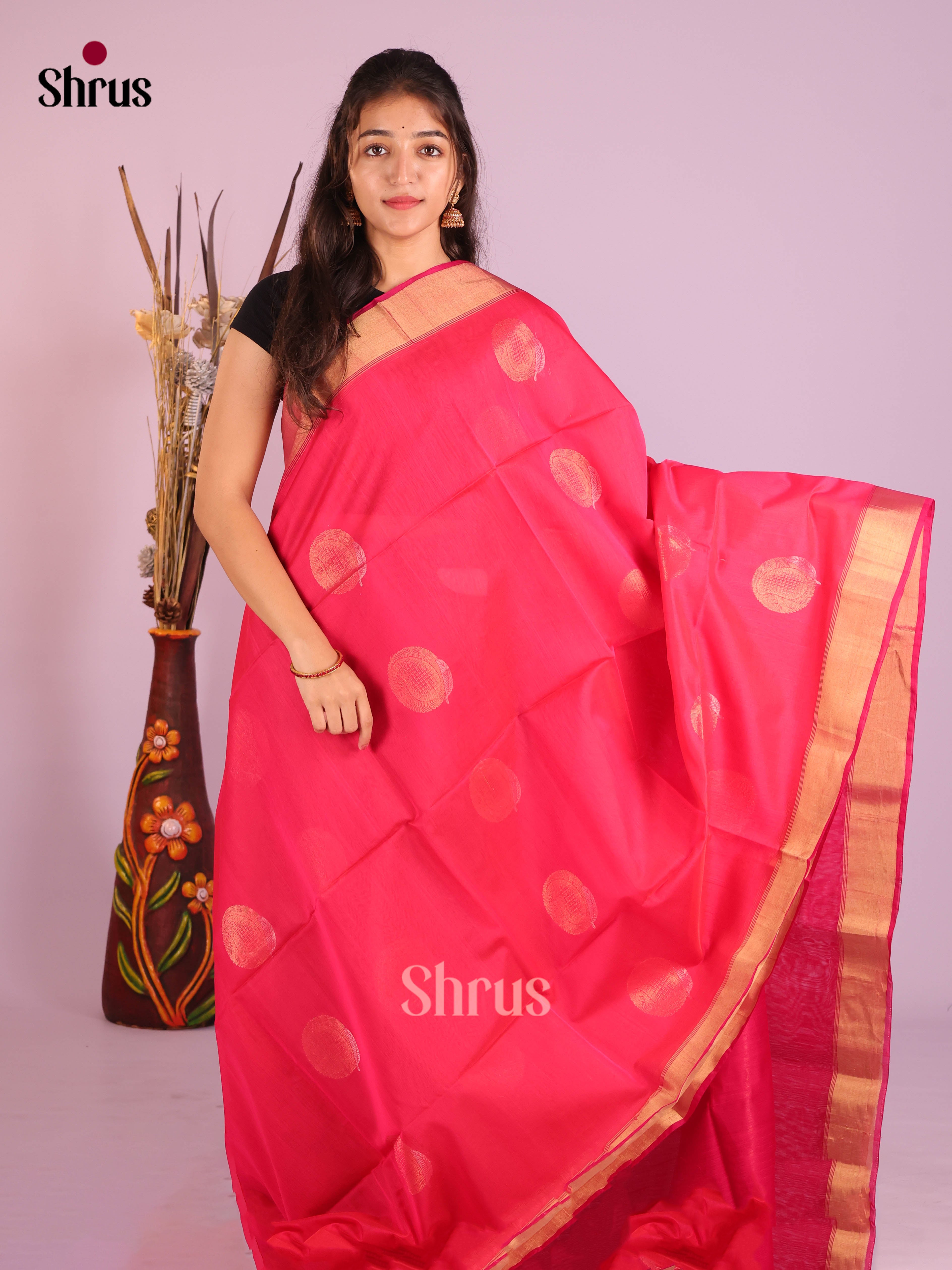 Pink -Timeless Silk Cotton Saree