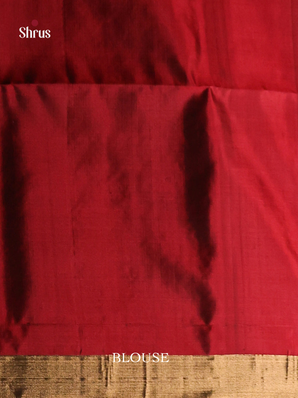 Blue & Maroon Soft Silk  Saree gleams with gold zari floral buttas