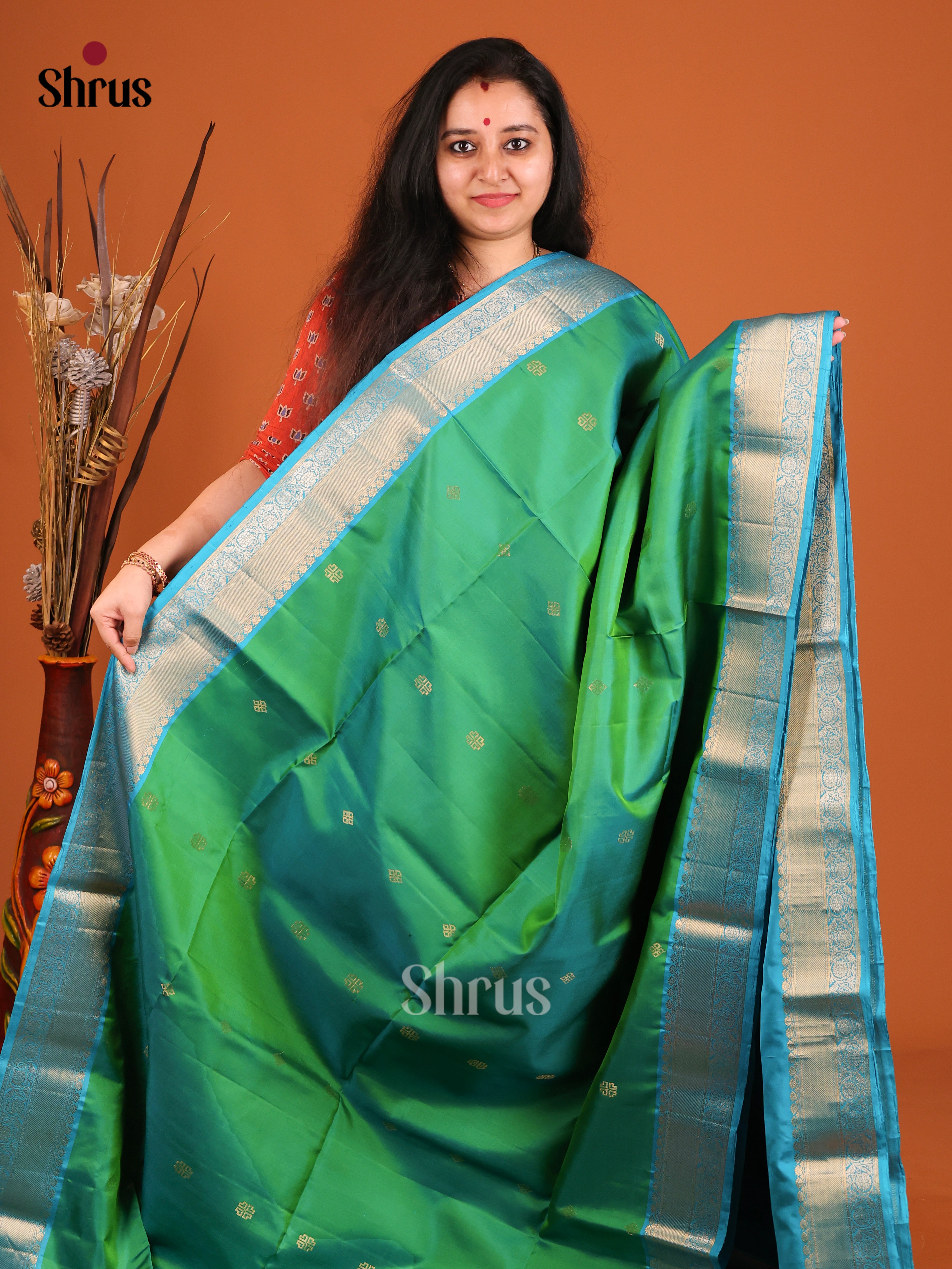 DIS16961 - Soft Silk (HR) Saree - Shop on Shrus.com