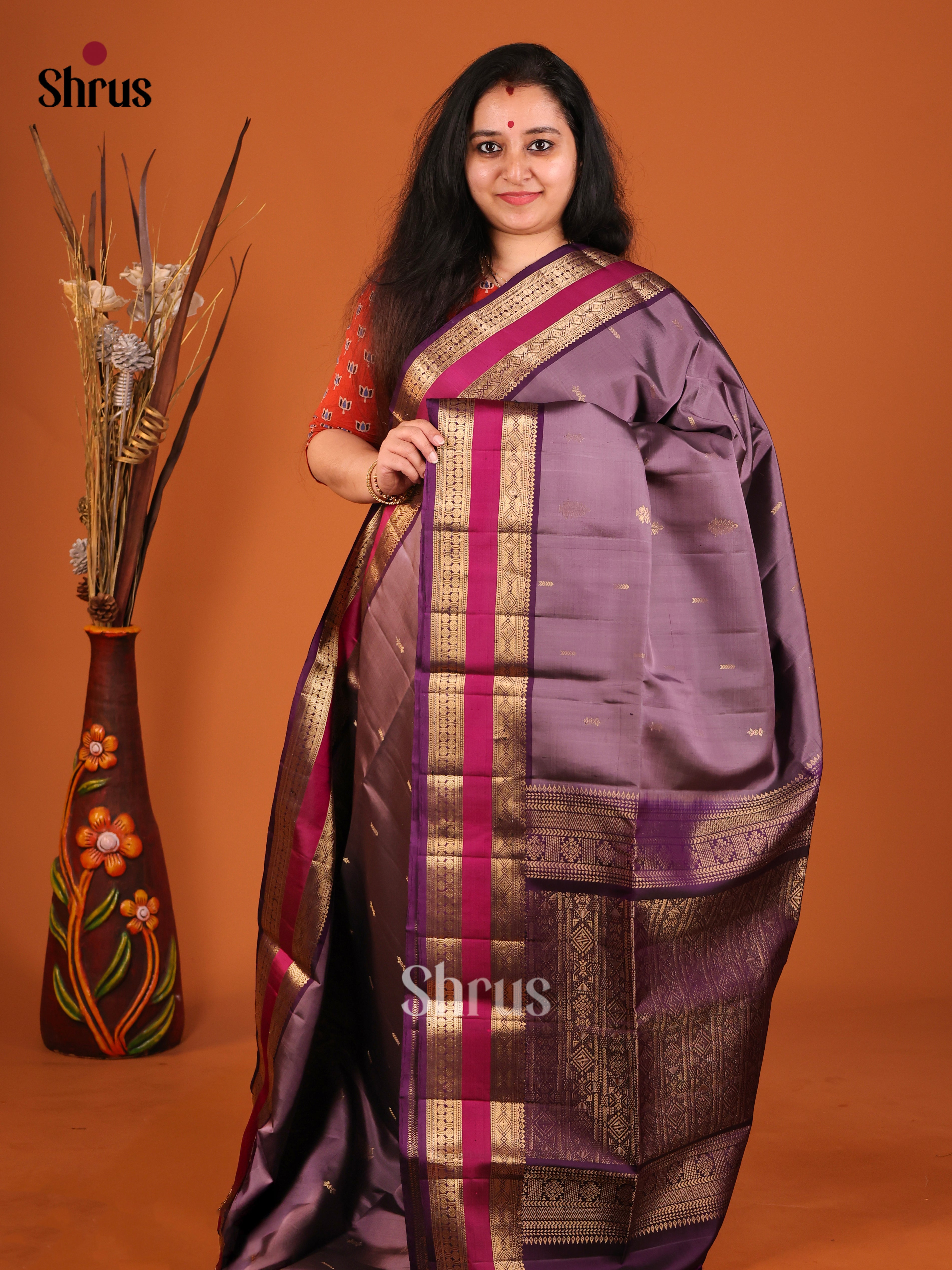 DIS16968 - Soft Silk (HR) Saree - Shop on Shrus.com