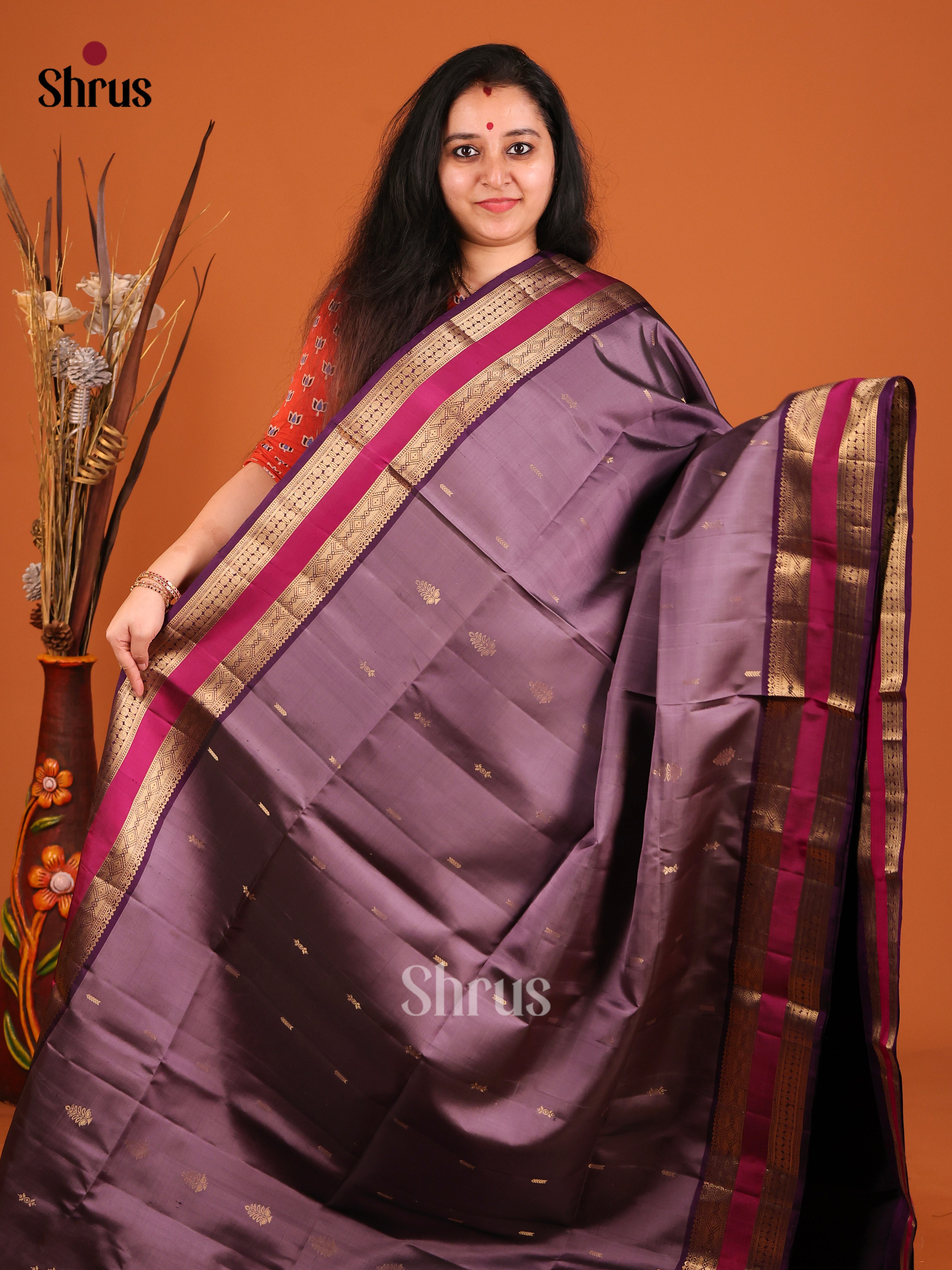 DIS16968 - Soft Silk (HR) Saree - Shop on Shrus.com