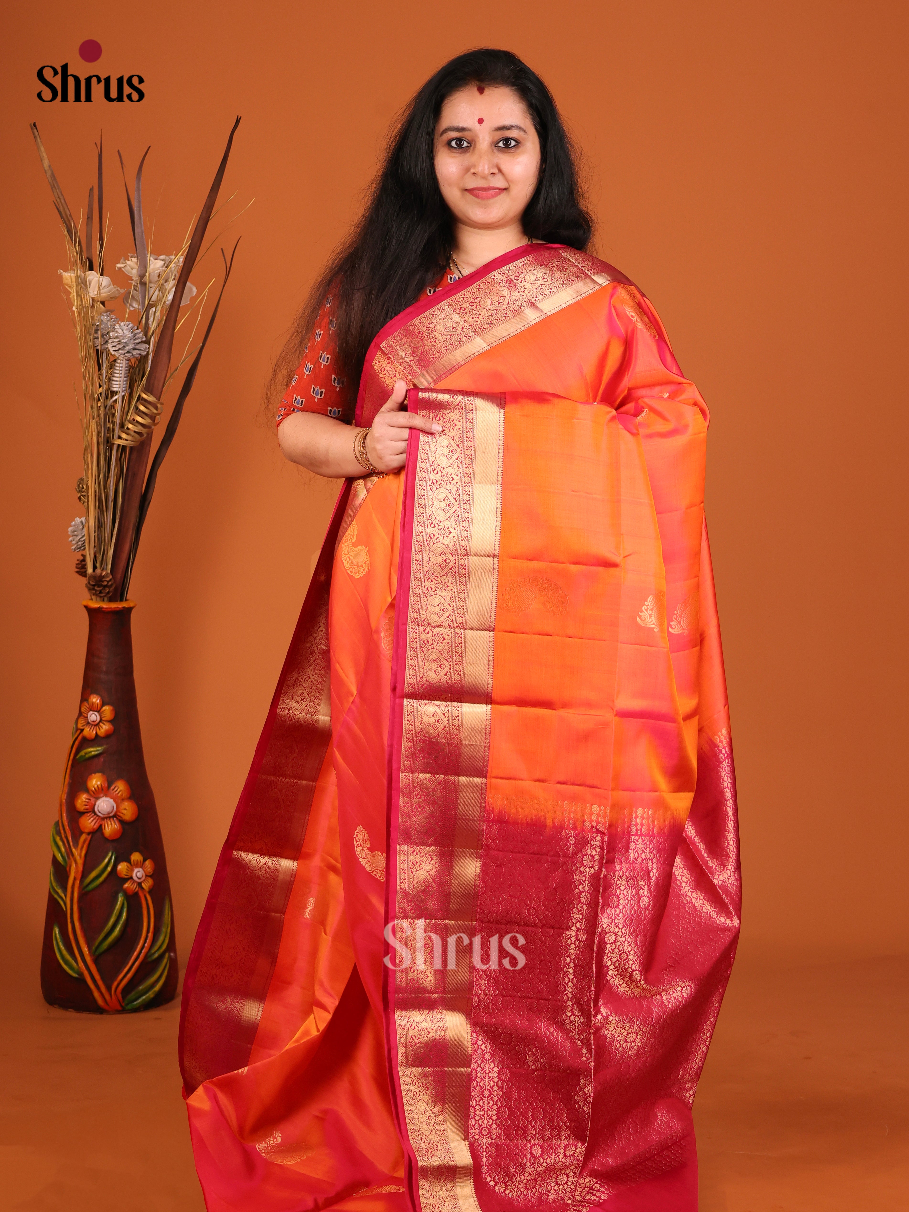 DIS16969 - Soft Silk (HR) Saree - Shop on Shrus.com