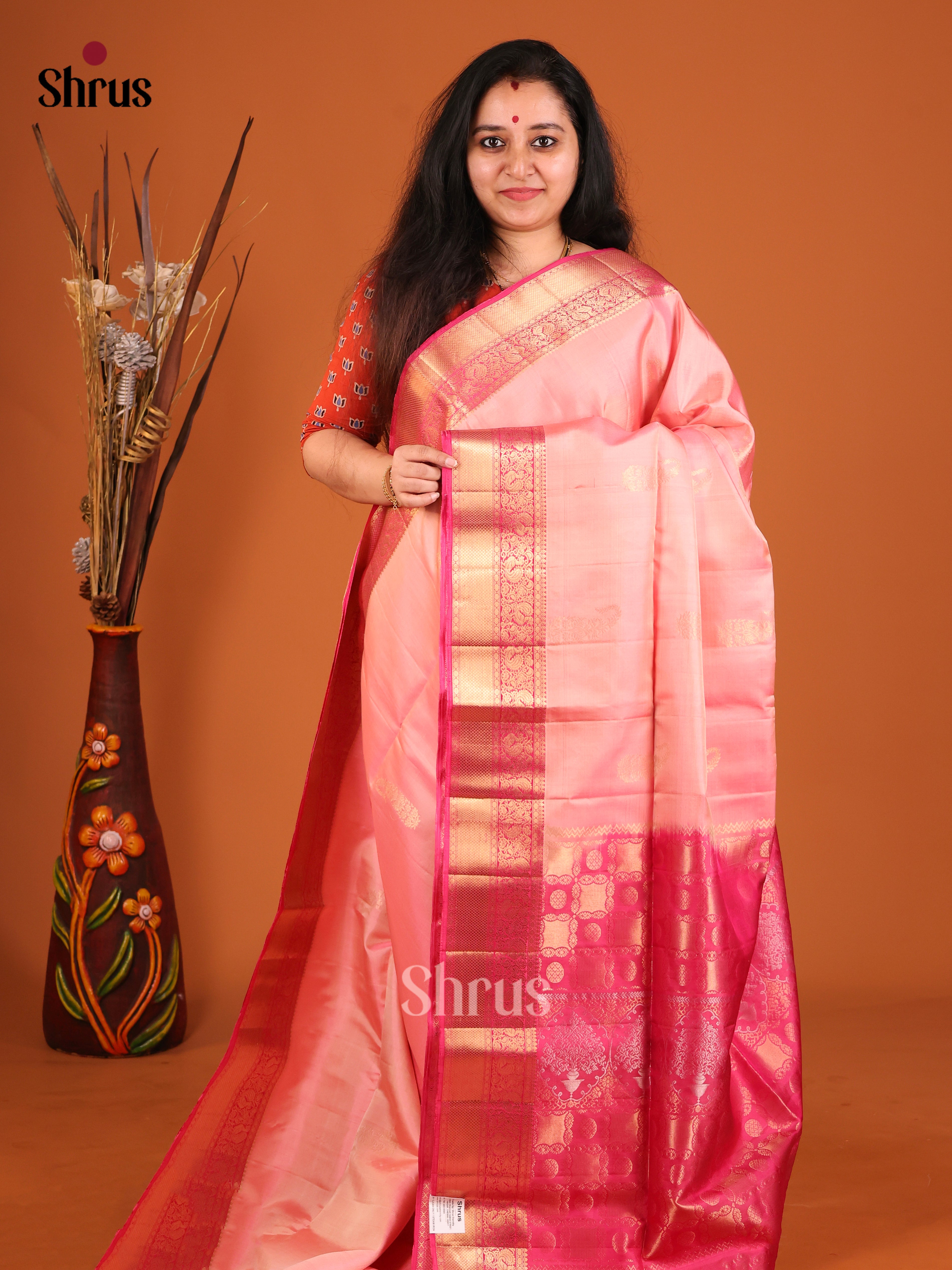 DIS16970 - Soft Silk (HR) Saree - Shop on Shrus.com