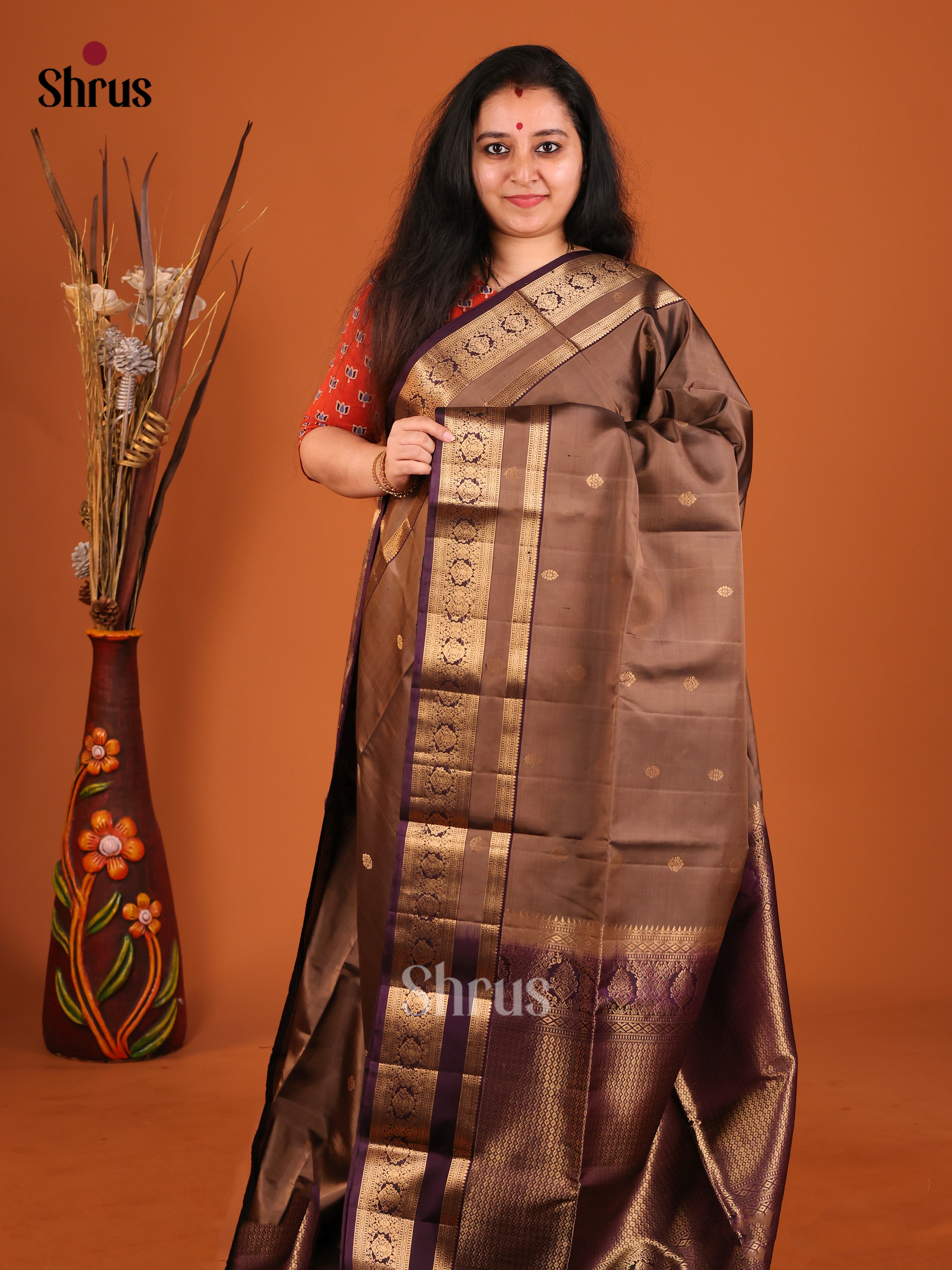DIS16977 - Soft Silk (HR) Saree - Shop on Shrus.com