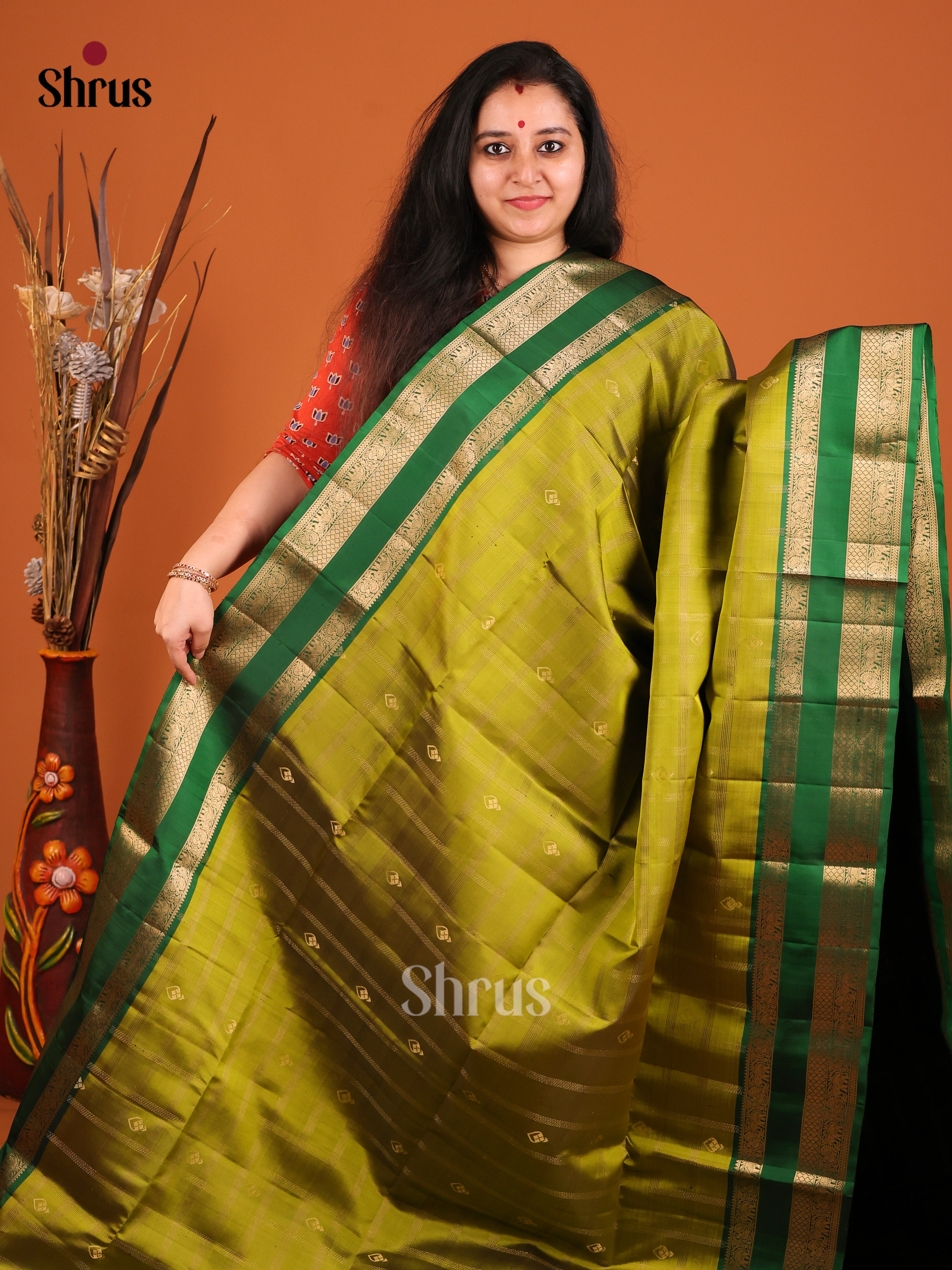 DIS16983 - Soft Silk (HR) Saree - Shop on Shrus.com