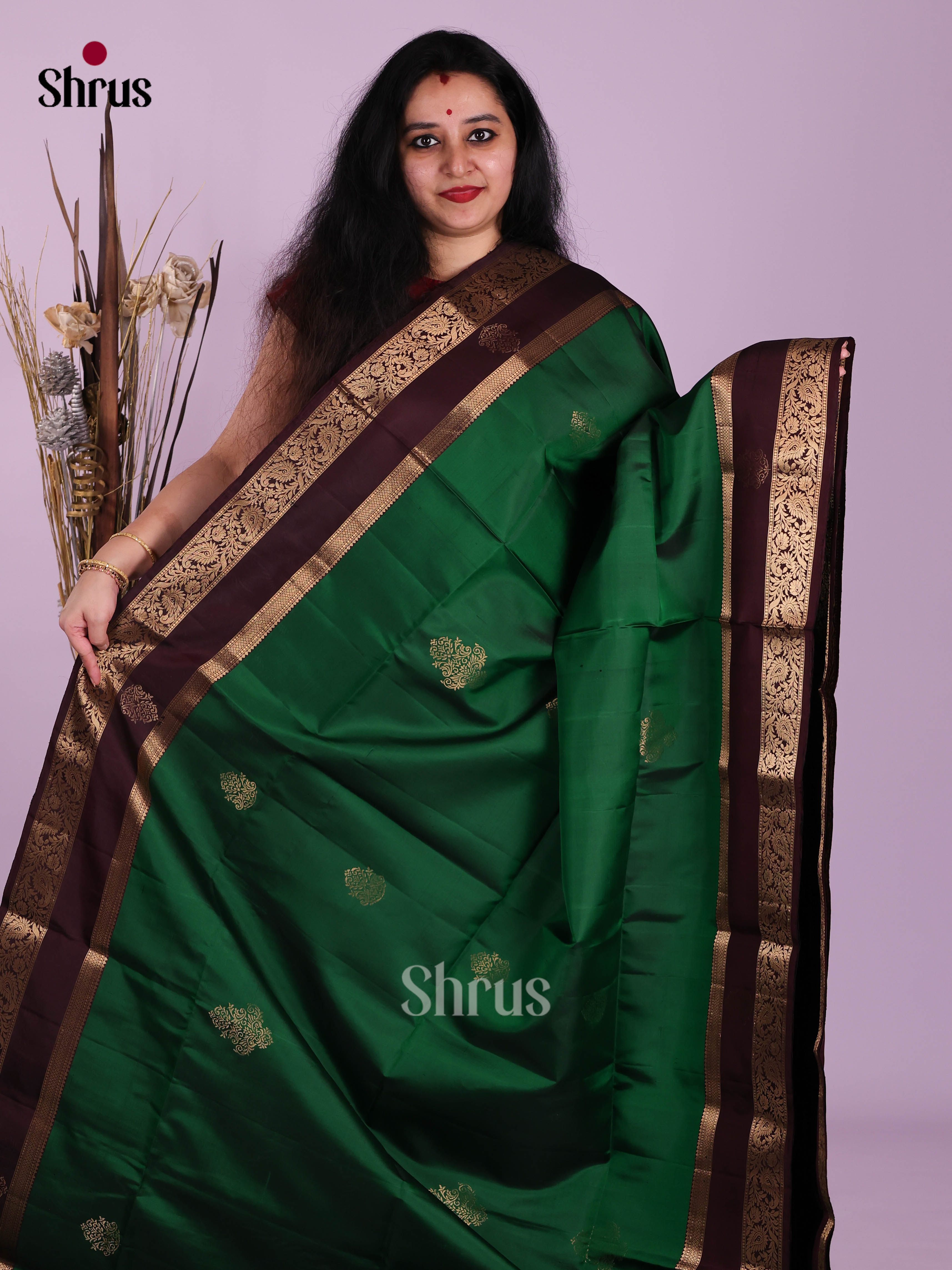 DIS17678 - Soft Silk (HR) Saree - Shop on Shrus.com