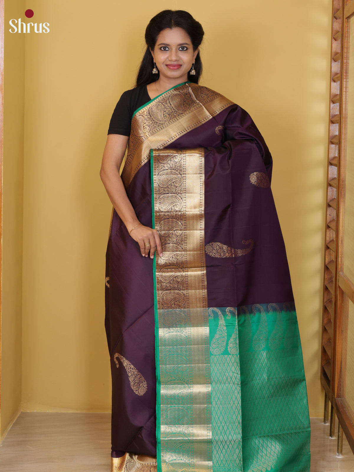 DIS17687 - Soft Silk (HR) Saree - Shop on Shrus.com