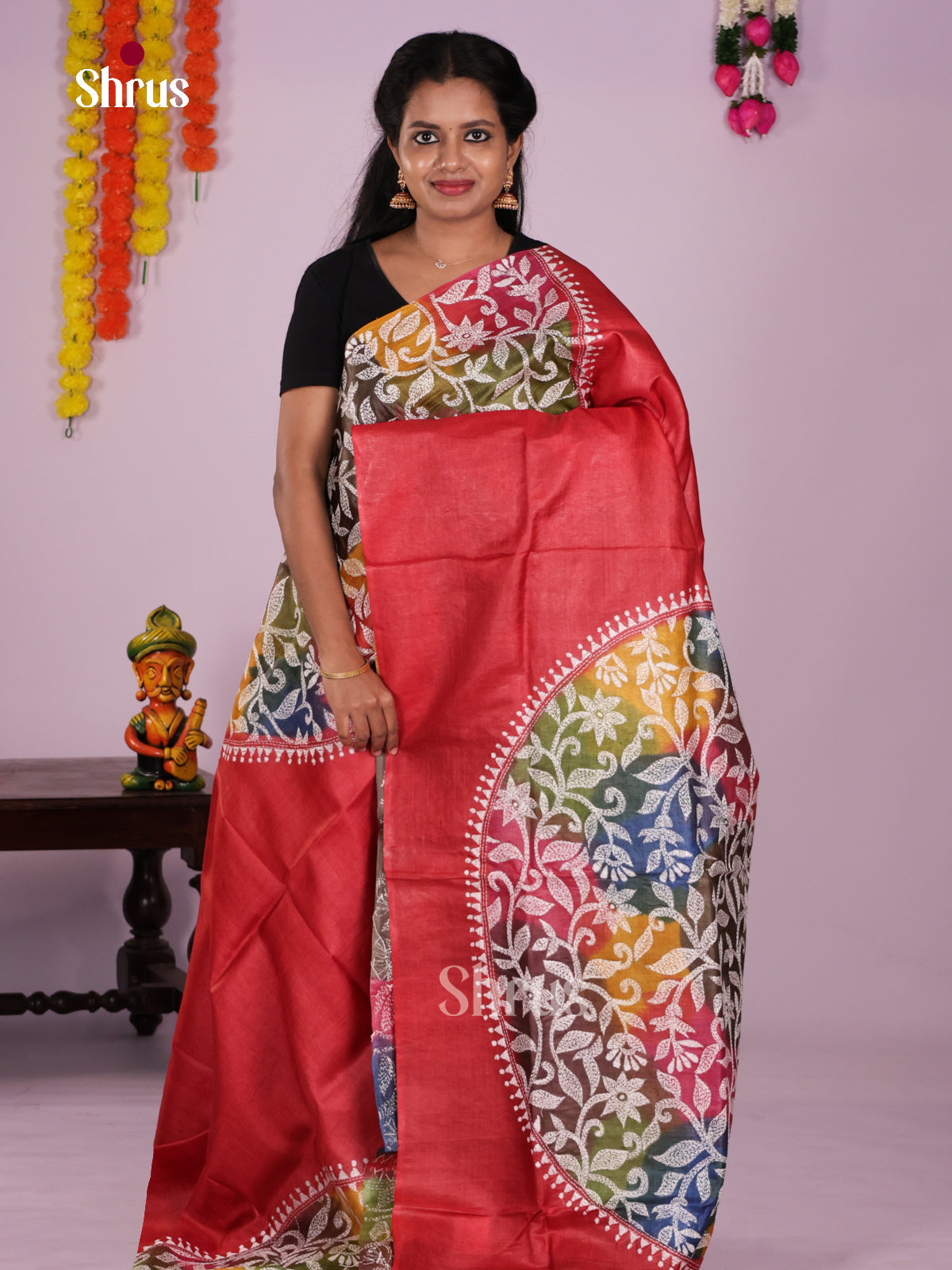 DIS17693 - Tussar Saree - Shop on Shrus.com